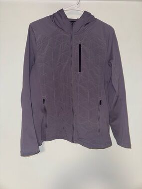 Under Armour ColdGear Reactor Full Zip Hoodie Jacket Purple Lightweight - Size S